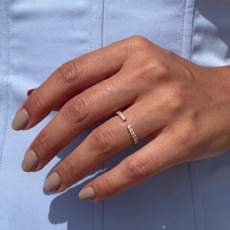 Anillo Ajustable - Halo Celestial Circonita
