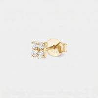 Pendientes Diamante - Clara Mini Cluster Oro