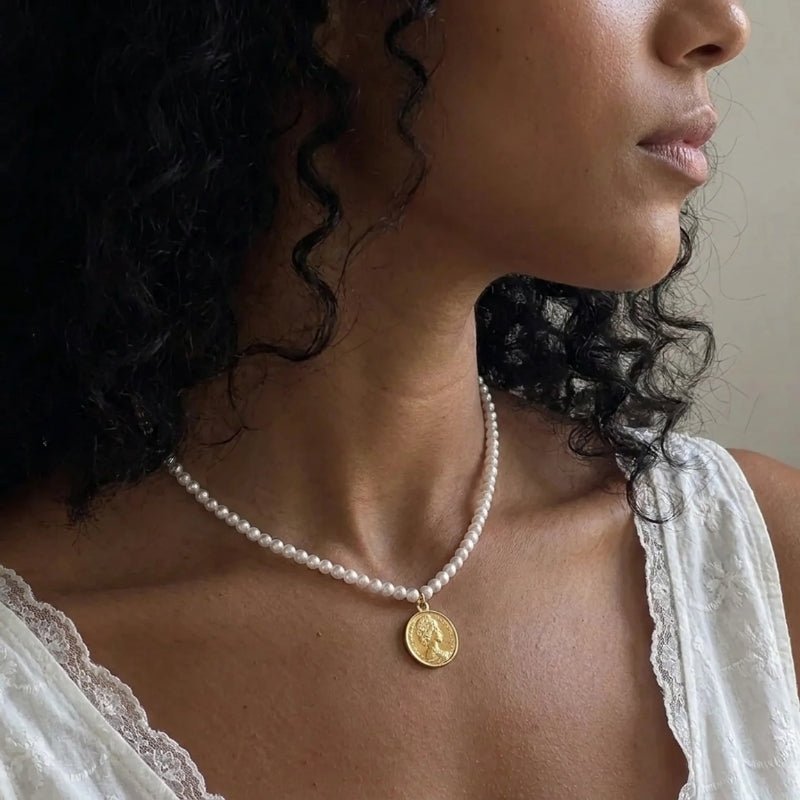 Collar Perla Coin - Emily Layer