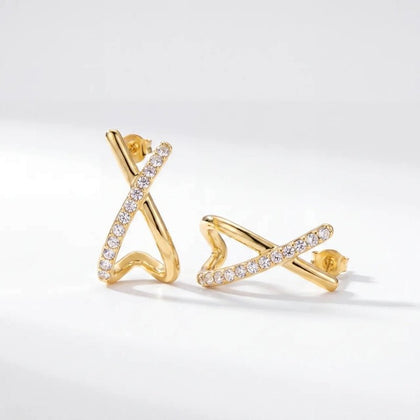 Pendientes Crossover - Iced Drop