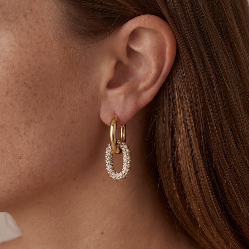Pendientes Geométricos en U - Chunky