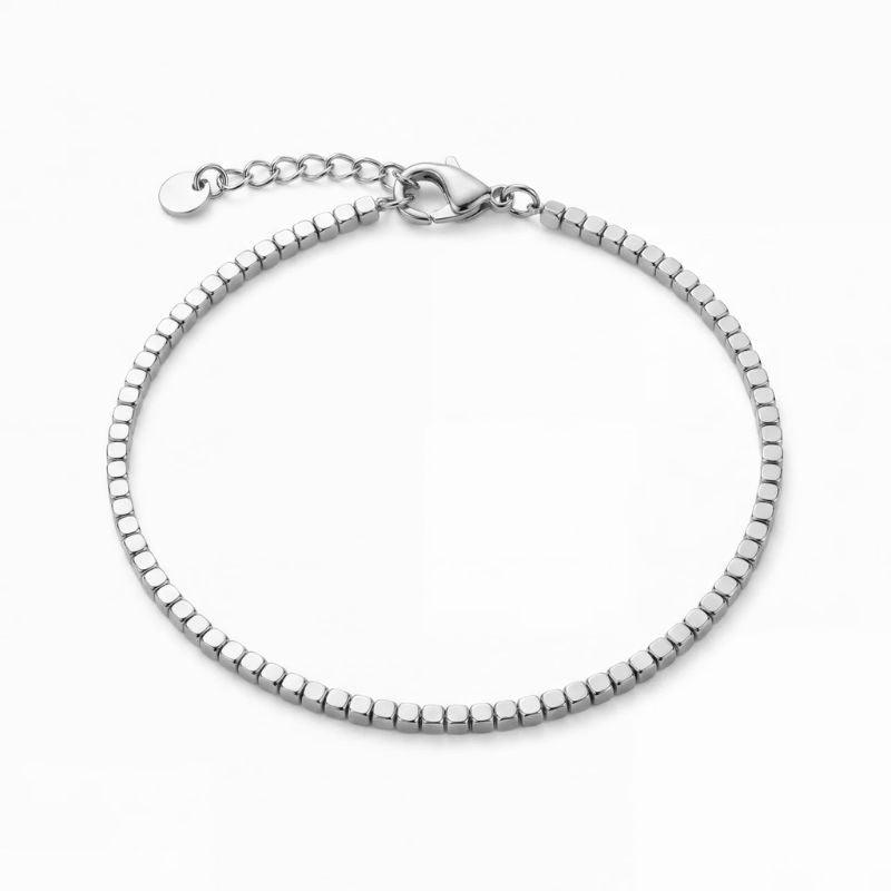 Pulsera Cadena Oro - Barra en T Delicada