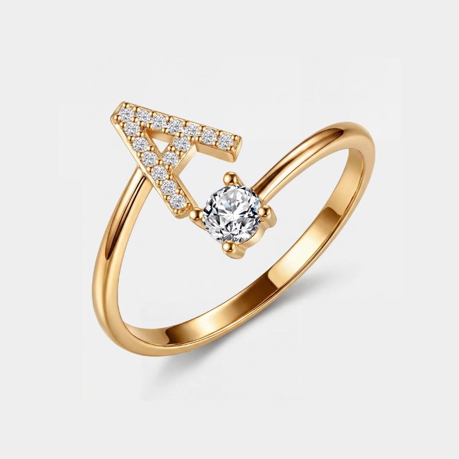 Anillo Inicial - Pavé Helado Ajustable Oro