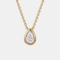 Collar Kamar - Colgante Luna Oro Delicado