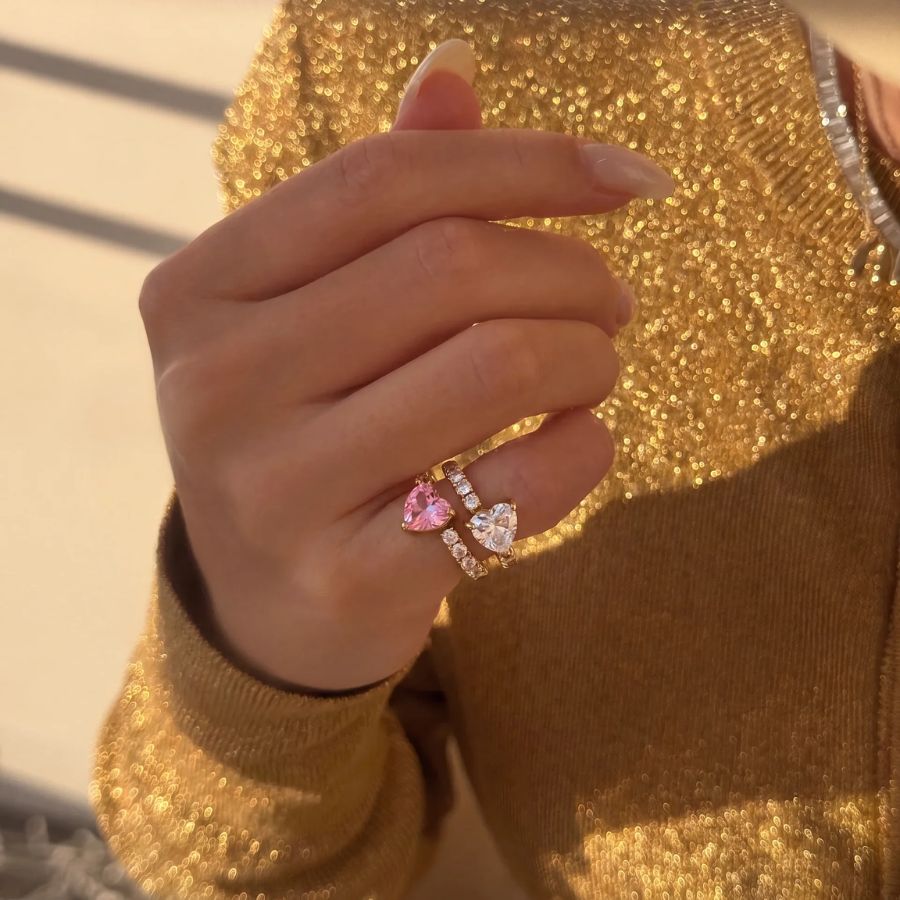 Twin Pære Ring
