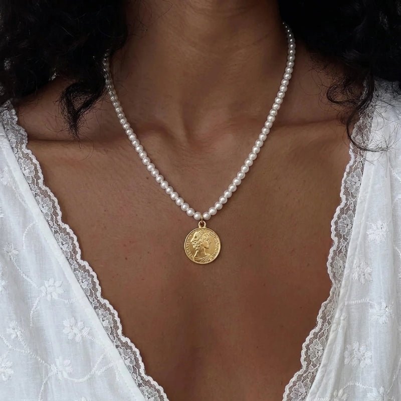 Collar Perla Coin - Emily Layer