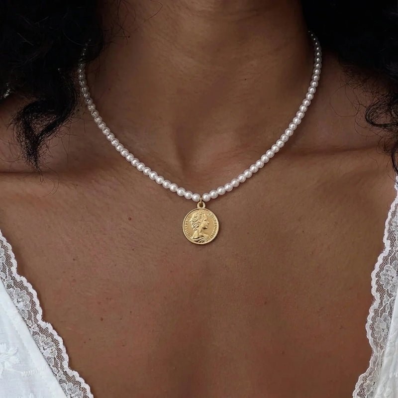 Collar Perla Coin - Emily Layer