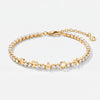 Pulsera Tennis Nombre Personalizado - Oro Circonita