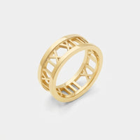 Anillo Números Romanos - Eterna Roma Personalizado
