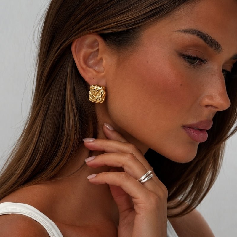 Pendientes Mini Aros Huggie - Elina