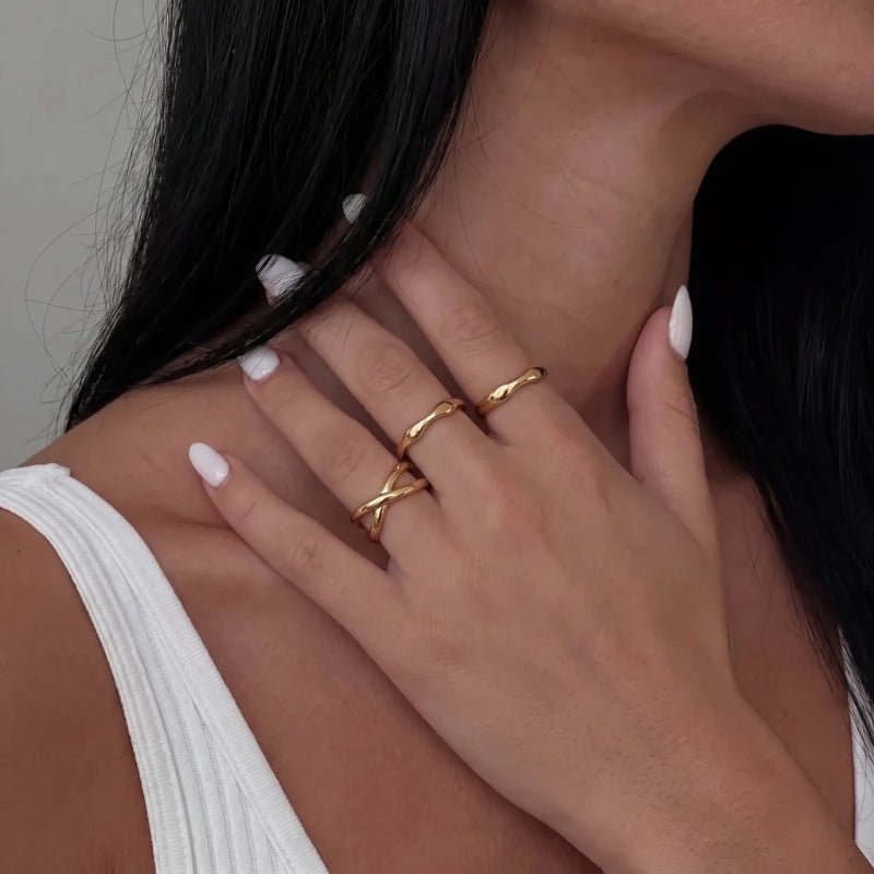 Anillo Infinito - Alianza Promesa Oro