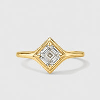 Anillo de Sello Brújula Moissanite