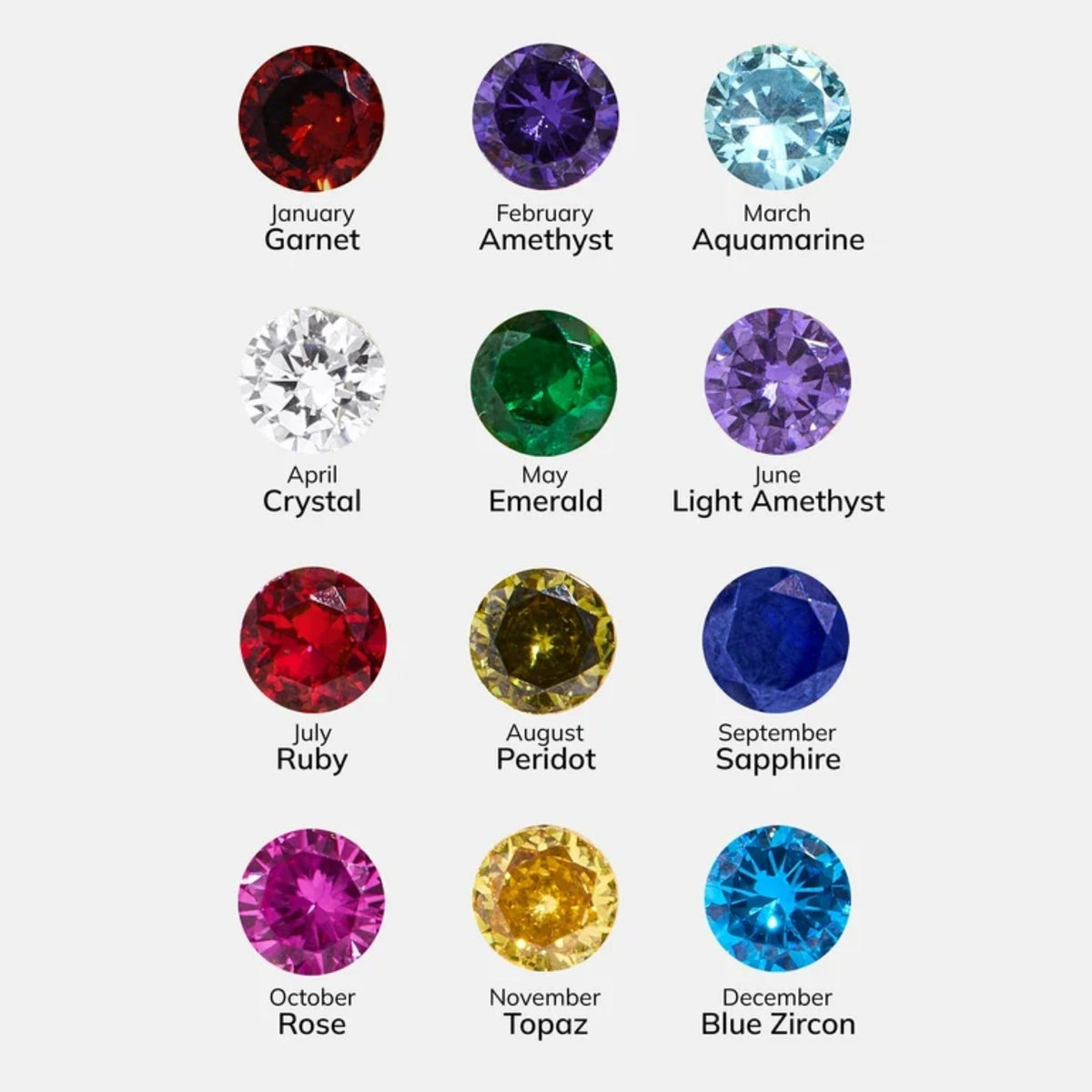 Pumpkin Custom Birthstone Necklace | Moonela