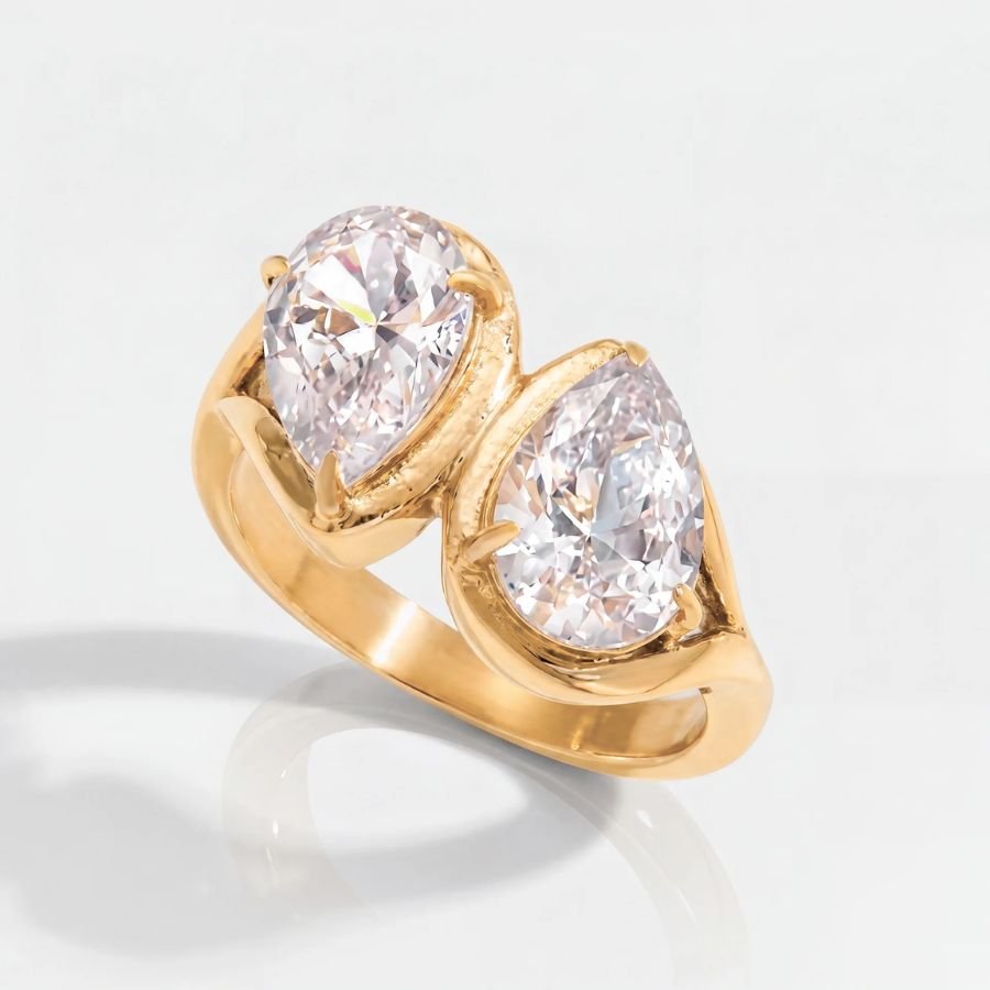 Anillo Toi Et Moi Pear